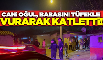 Tartışma cinayetle son buldu: Babasını tüfekle vurarak öldürdü!