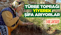 Toprak yiyerek şifa arıyorlar