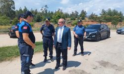 Kaymakam Karaman,Polis Uygulama Noktası'nda İncelemelerde Bulundu