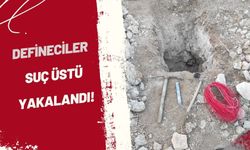 Defineciler suç üstü yakalandı!