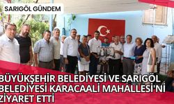 "154 Mahalle Projesi" kapsamında yenilenen Karacaali Mahallesine ziyaret