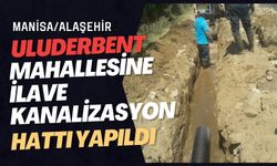 MASKİ'den, Uluderbent Mahallesi'ne ilave kanalizasyon hattı