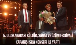 Alaşehir Üzüm Festivali Sıla konseriyle sona erdi