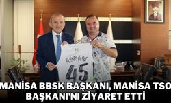 Manisa BBSK Başkanı, Manisa TSO Başkanı'nı ziyaret etti