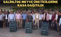 Meyve üreticilerine 120 bin kasa desteği projesi Salihli’de devam ediyor