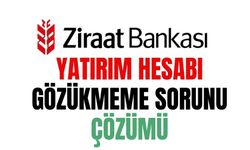 Ziraat yatırım hesabı neden gözükmüyor? Ziraat yatırım hesabı görünmeme sorunu