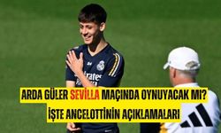 Arda Güler Sevilla maçında oynayacak mı? İşte Ancelotti Arda Güler açıklaması!