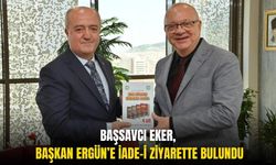 Başsavcı Eker, Başkan Ergün’e iade-i ziyarette bulundu