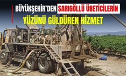 Büyükşehir'den Sarıgöllü üreticilerin yüzünü güldüren hizmet