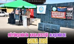 Büyükşehir'in  kasa desteği  Alaşehir'de  sona erdi