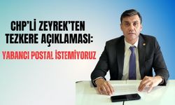 CHP İl Başkanı Zeyrek Tezkere ile ilgili açıklamalarda bulundu