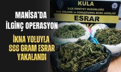 Manisa'da ilginç operasyon | İkna yoluyla esrar ele geçirildi