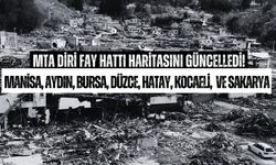 MTA diri fay hattı haritasını güncelledi! Bakın Manisa'da fay hattı nereden geçiyor?