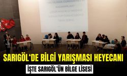 Sarıgöl'de Bilgi Yarışması Heyecanı