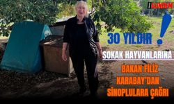 30 Yıldır Sokak Hayvanlarına bakan Filiz Karabay’dan sinoplulara çağrı