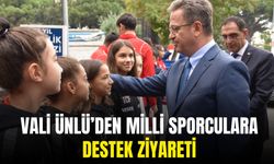 Vali Ünlü 'den sporculara destek ziyareti