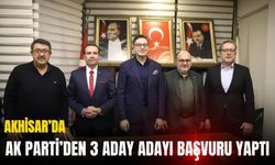 Akhisar’da AK Parti’den 3 Aday Adayı başvuru yaptı