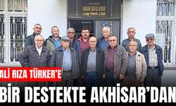 Akhisar TARİŞ Kooperatifinden Ali Rıza Türker'e destek