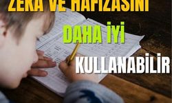 Çocuğunuz zeka ve hafızasını daha iyi kullanabilir