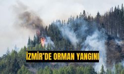 İzmir'de korkutan orman yangını