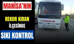 Manisa'nın en fazla öğrenci taşımasının yapıldığı Alaşehir'de denetim