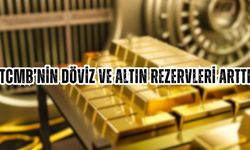 TCMB’nin döviz ve altın rezervleri arttı