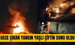 Yangına uykuda yakalandılar | Yaşlı çiftin hazin sonu