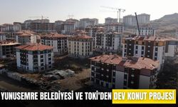 Yunusemre Belediyesi ve TOKİ'den dev konut projesi: Bloklar yükseliyor