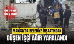 Belediye inşaatında yine iş kazası: Düşen işçi ağır yaralandı