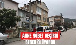 Anne nöbet geçirdi bebek boğuldu