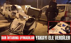 Uyuşturucu taşıyan motokurye polisten kaçamadı: 3 Gözaltı