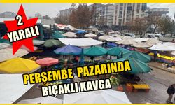 Manisa Perşembe pazarında bıçaklı kavga: 2 Yaralı