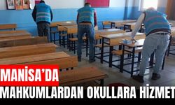 Denetimli Serbestlik kapsamında Manisa'da okullara destek