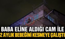 2 aylık bebeğine zarar vermek için balkona çıktı