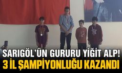 Yüzmede Sarıgöl'ün gururu Yiğit Alp oldu!