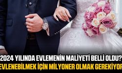 2024 yılında evlenmenin maliyeti ne kadar? Evlilik ne kadara mal olur 2024?