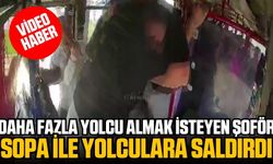 Halk otobüsünde daha fazla yolcu kavgası