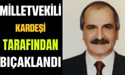 Milletvekili kardeşi tarafından bıçaklandı