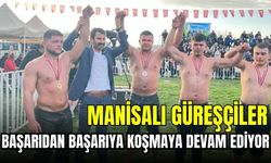 Manisalı yağlı güreşçilerden 4 madalya