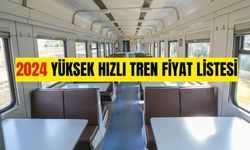 Yüksek Hızlı Tren Menü Fiyat Listesi 2024! Trende çay kaç lira?