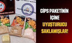 Cips paketlerine uyuşturucu saklamışlar!