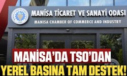 TSO'dan yerel basına destek!