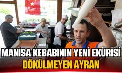 Manisa'da kebap keyfi dökülmeyen ayranla tamamlanıyor!