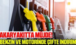 Akaryakıta Müjde! Benzin ve Motorine Çifte İndirim!