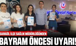 Sarıgöl İlçe Sağlık Müdürlüğünden Kurban Bayramı Öncesi Uyarı!