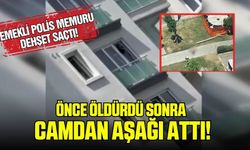 Emekli polis memuru köpeğini vurup camdan aşağı attı!