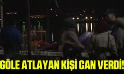 Mogan gölüne atlayan kişi hayatını kaybetti!