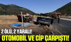 Kavşakta otomobil ve cip çarpıştı: 2 ölü, 2 yaralı!