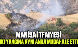 Manisa İtfaiyesi Kula ve Uşak'ta Yangınlara Müdahale Etti!