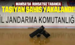 Manisa'da bir şahısın üstünde ruhsatsız tabanca ele geçirildi!